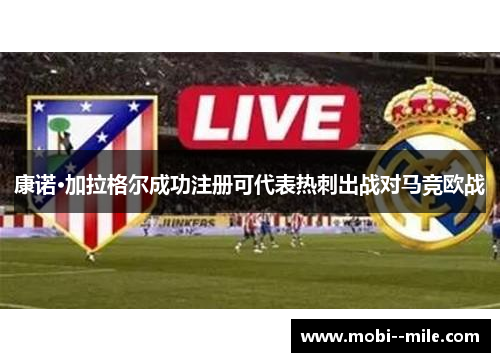 康诺·加拉格尔成功注册可代表热刺出战对马竞欧战